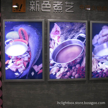 Restaurant LED Menu Board Advertising Light Box Display (MODEL 2840)